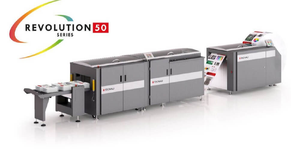 Tecnau finishing at Print4All Milan