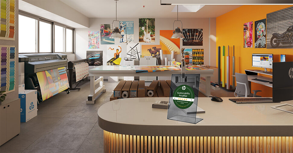 HP sustainability amplifier
