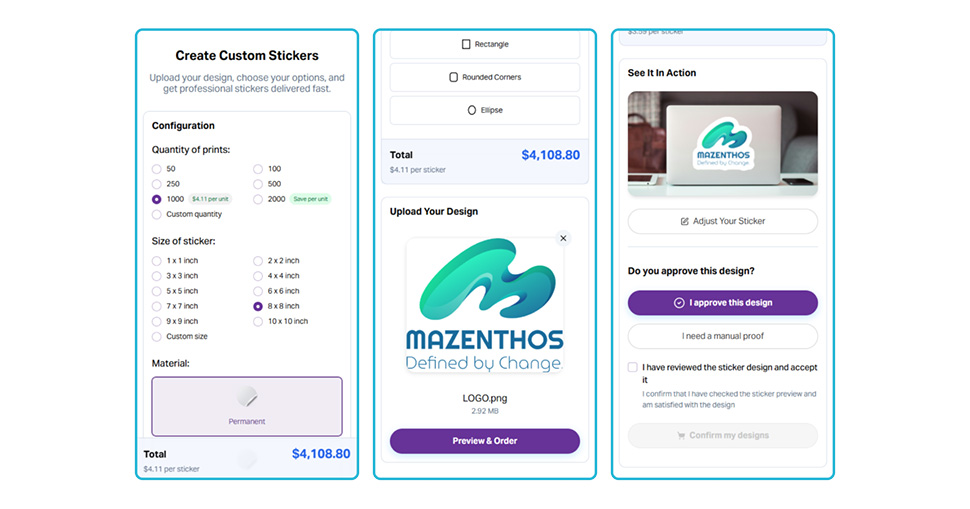 Antigro Designer Sticker Builder tool